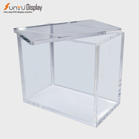 Présentoir Sunyu Boîte magnétique transparente en acrylique pour centres commerciaux en gros Boîte d'appoint pour jeux en acrylique ETB