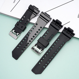 Bracelet de montre en caoutchouc dépoli de remplacement de haute qualité pour hommes, compatible avec les modèles <span class=keywords><strong>Casio</strong></span> GA-<span class=keywords><strong>100</strong></span>, GLS-<span class=keywords><strong>100</strong></span>, <span class=keywords><strong>GD</strong></span>-120 (vente en gros) - Product Image 3