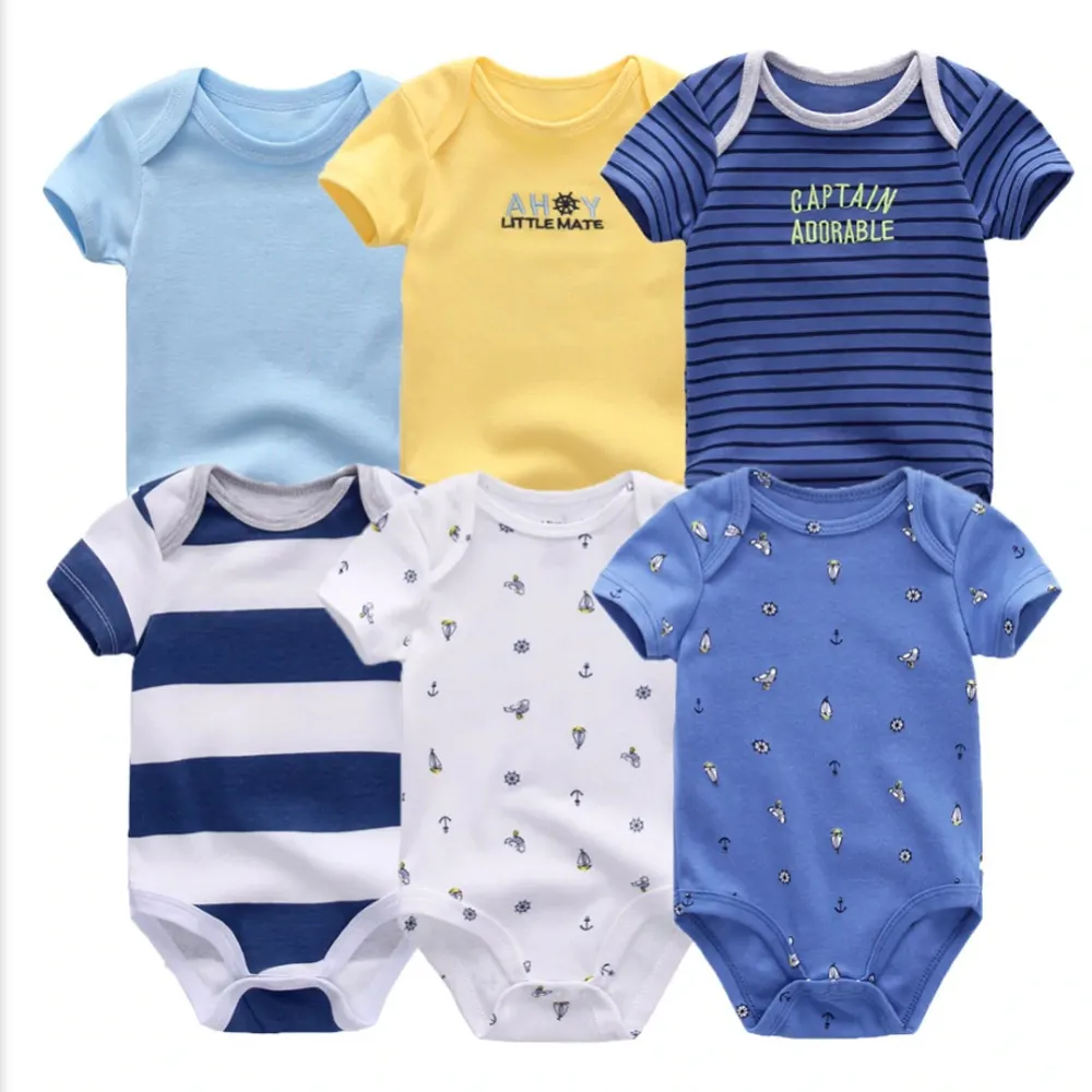 SMT35 Gut verkaufen Jungen Mädchen Baby kleidung Body suits Sommer Baby Body suits