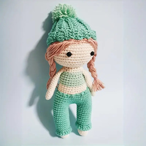 Cute Princess Doll <strong>Crochet</strong> <strong>Kit</strong> - Handmade Yarn Knitting Supplies, DIY Decorative Doll, Ideal Christmas Present - Product Image 6