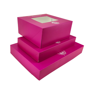 Caja de Papel para Llevar Donuts Rosada Personalizada, Paquete de 12 Unidades, Caja de Cartón para Dulces de Panadería, Caja de Embalaje para Donuts Mochi con Ventana - Product Image 3