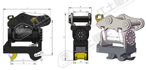 Nhanh chóng Hitch Coupler thủy lực nghiêng thiết kế để dễ dàng tập tin đính kèm và đội - Product Image 3
