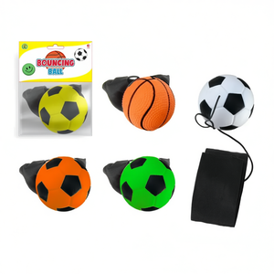 ลูกบอลเด้งดึ๋งพร้อมสายยางยืด 6 ซม. สำหรับเด็กเล่นกลางแจ้ง - Product Image 1