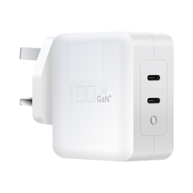 Gan 100W Charger UK Plug Fast Charging Type-C Port Usb-c Power Travel Adapter Laptop Charger PD 100 Watts