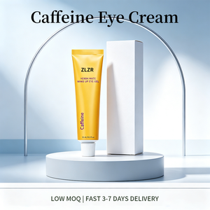 Crème Contour des Yeux Bio 15ml Conforme GMP Éclaircissante Hydratante Anti-Rides à la Caféine et à l'Acide Hyaluronique avec Tube à Impulsion - Product Image 1