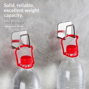 Porte-éponge en acier inoxydable <span class=keywords><strong>pour</strong></span> évier de cuisine, à suspendre au mur, sans perçage, simplicité moderne, <span class=keywords><strong>crochet</strong></span> de rangement <span class=keywords><strong>pour</strong></span> torchons - Product Image 3