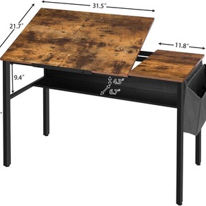 Foreign trade original single-item home <b>computer</b> <b>desk</b>, simple student writing <b>desk</b>, cloth bag storage <b>desk</b>, office furniture - Product Image 4