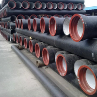 Tuyau en fonte ductile DN80-2600mm, revêtu de mortier de ciment K9 C40, pour projet de canalisation d'eau - Meilleure vente