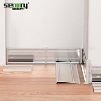 Plinthe en alliage d'aluminium de qualité supérieure, imperméable et durable, pour la rénovation d'hôtels, de bureaux et de bâtiments commerciaux