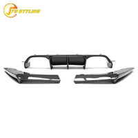 Diffuseur arrière en carbone sec style V M3 M4 pour BMW F80 F82 F83, pare-chocs en carbone véritable, accessoires extérieurs, kits carrosserie