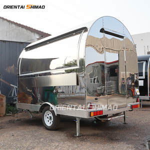 Camion de nourriture mobile en acier inoxydable Oriental Shimao pour café et crème glacée, vente chaude, remorque de stand mobile à acheter - Product Image 5