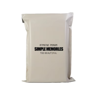 Sacs d'emballage en polyéthylène colorés écologiques autocollants personnalisés avec logo pour vêtements, sacs de transport postaux