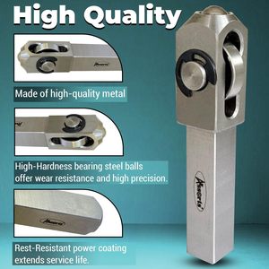 Ateoria Mini Lathe Burnishing Tool 5/8 In Shank Mirror Finish <b>Roller</b> For Cnc And Manual Lathes Steel <b>Metal</b> Polishing - Product Image 1