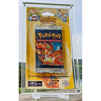 Étui de protection en acrylique transparent personnalisé pour booster pack de cartes Pokémon, boîte de présentation en acrylique moderne pour blister
