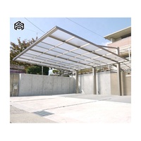 Pare-soleil Double Voiture Cantilever Ombre Carports Pour Parking Pour Villa