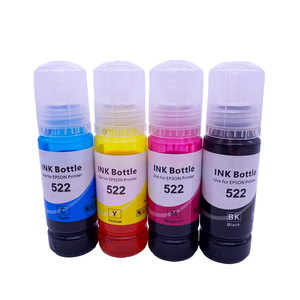 Kits de recharge d'<span class=keywords><strong>encre</strong></span> à base de colorant 70 ml 522 compatibles avec les imprimantes jet d'<span class=keywords><strong>encre</strong></span> <span class=keywords><strong>Epson</strong></span> L3118 L3119 L3158 <span class=keywords><strong>ET</strong></span>-<span class=keywords><strong>2710</strong></span> <span class=keywords><strong>ET</strong></span>-4700 <span class=keywords><strong>ET</strong></span>-2400 - Product Image 2