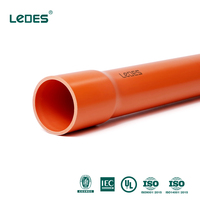 Tuyau de Conduite Électrique en PVC Schedule 40 Certifié CESMEC & IEC pour la Protection des Câblages de Construction au Chili
