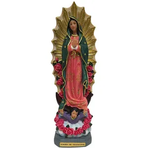 5 "inç Heykeli Dini Figür Virgen De Guadalupe