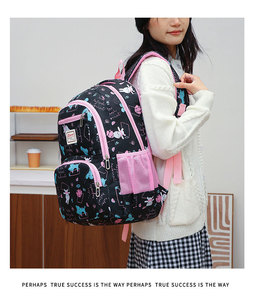 Customized Large Capacity 3pcs Student <b>Backpack</b> Set for Women Casual School <b>Backpack</b> with Lunch Bag for Girls - Product Image 6