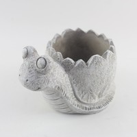 Moule moderne en ciment pour pot de fleurs en forme d'animal (dinosaure), fait main, pour bonsaï, écologique, auto-arrosant, pour la maison et le jardin, vente en gros