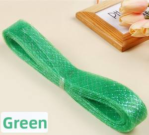 Fourniture directe transfrontalière Sangle élastique en maille animale colorée de 2-3 cm, Matériau de sangle décoratif pour accessoires de chapeaux et coiffes DIY 100% - Product Image 6