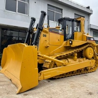 Bulldozer sur chenilles CAT D9R d'occasion, robuste, à faible coût d'entretien, avec cabine de sécurité ROPS, pour le développement de sites miniers en terrasse ouverte
