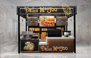 Kiosque <span class=keywords><strong>à</strong></span> boissons fraîches, <span class=keywords><strong>à</strong></span> bulles de thé, <span class=keywords><strong>à</strong></span> smoothies, en bois, design élégant, pour la vente de restauration rapide - Product Image 2