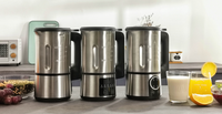 Robot culinaire Mokkom en acier inoxydable, appareil de cuisine, mélangeur, pâte à smoothie
