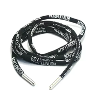 Cordon de serrage plat avec broderie en corde pour vêtements d'extérieur et pantalons de bricolage faits à la main Cordon de coton