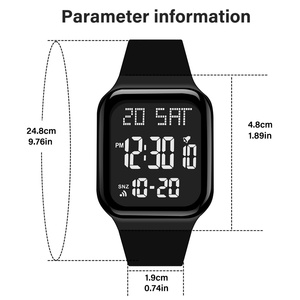 Nuevo Reloj de Astronauta de Moda 1089, Reloj Impermeable, Reloj Despertador LED para Estudiantes, Unisex - Product Image 6