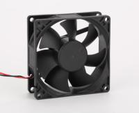 Ventilateur axial sans balais IP68 étanche 3 pouces 80*80*25mm DC8025 12V 24V 48V en plastique OEM ODM pour usage industriel électrique avec roulement à billes