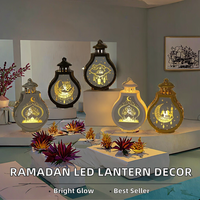 Nouvelles Bougies LED Créatives pour le Ramadan, Décoration de Fête, Lanterne d'Ambiance