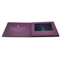 Brochure vidéo numérique avec écran LCD de 7 pouces