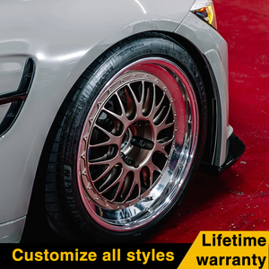 Jantes forgées 3 pièces E88, finition argent brossé, centre poli miroir, jantes en alliage racing 17 <span class=keywords><strong>18</strong></span> 19 20 pouces pour BMW M2 M3 M4 - Product Image 2