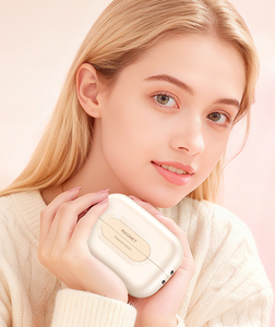 Chauffe-mains électrique portable rechargeable USB avec logo personnalisé, 2 pièces, magnétique, pour l'hiver - Product Image 4