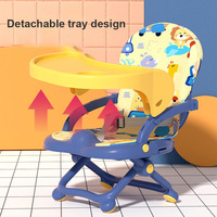 2023 alimentation infantile anti-dérapant alimentation bébé Booster enfant en bas âge chaise siège dossier en plastique chaise ceinture de sécurité