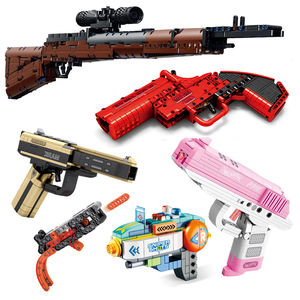 Серия конструкторов EPT DIY: трансформируемые пистолеты-пулеметы, наборы для сборки снайперских винтовок и пистолетов из строительных блоков - Product Image 1