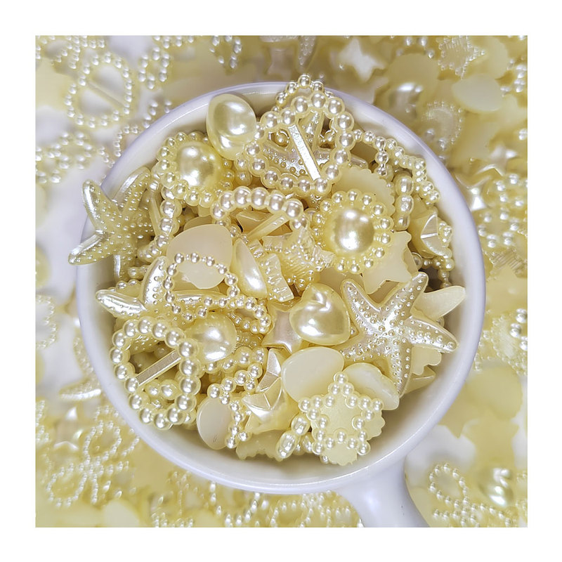 Wholesale Half Round Pearl Bead Flat