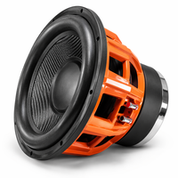 Subwoofer de voiture haute puissance 12 pouces tendance, cadre orange, haute sensibilité, basses profondes robustes pour système audio de voiture OEM