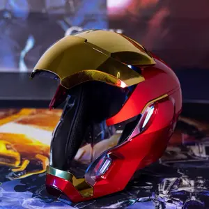 Masque Iron Man à grande échelle série Marvell Casque portable avec lumière LED électronique