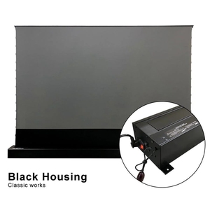 Projecteur laser TV à ultra courte focale <span class=keywords><strong>VIVIDSTORM</strong></span> avec écran électrique anti-lumière à grille noire CBSP, écran 16:9 de 100 à 120 pouces - Product Image 1