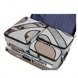 Juego de 6 Bolsas de Viaje Unisex Vintage al por Mayor, Cubos de Embalaje Duraderos de Poliéster con Cierre de Cremallera Oxford - Product Image 3