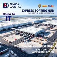 Transitaire DDP Express pour l'Italie, aéroport de Catania Fontanarossa, livraison porte-à-porte, agent de transit de confiance