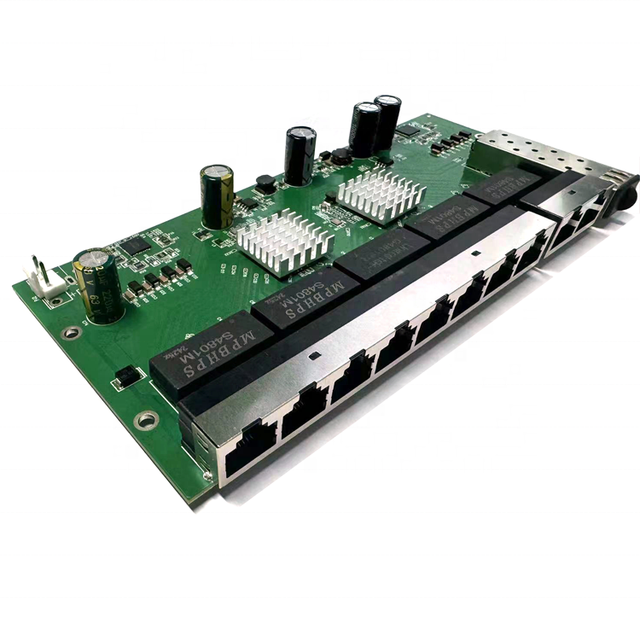Best Price 10/100/1000Mbps OEM 8+2+1SFP All Gigabit Network POE Switch Main Module PCBA Board
