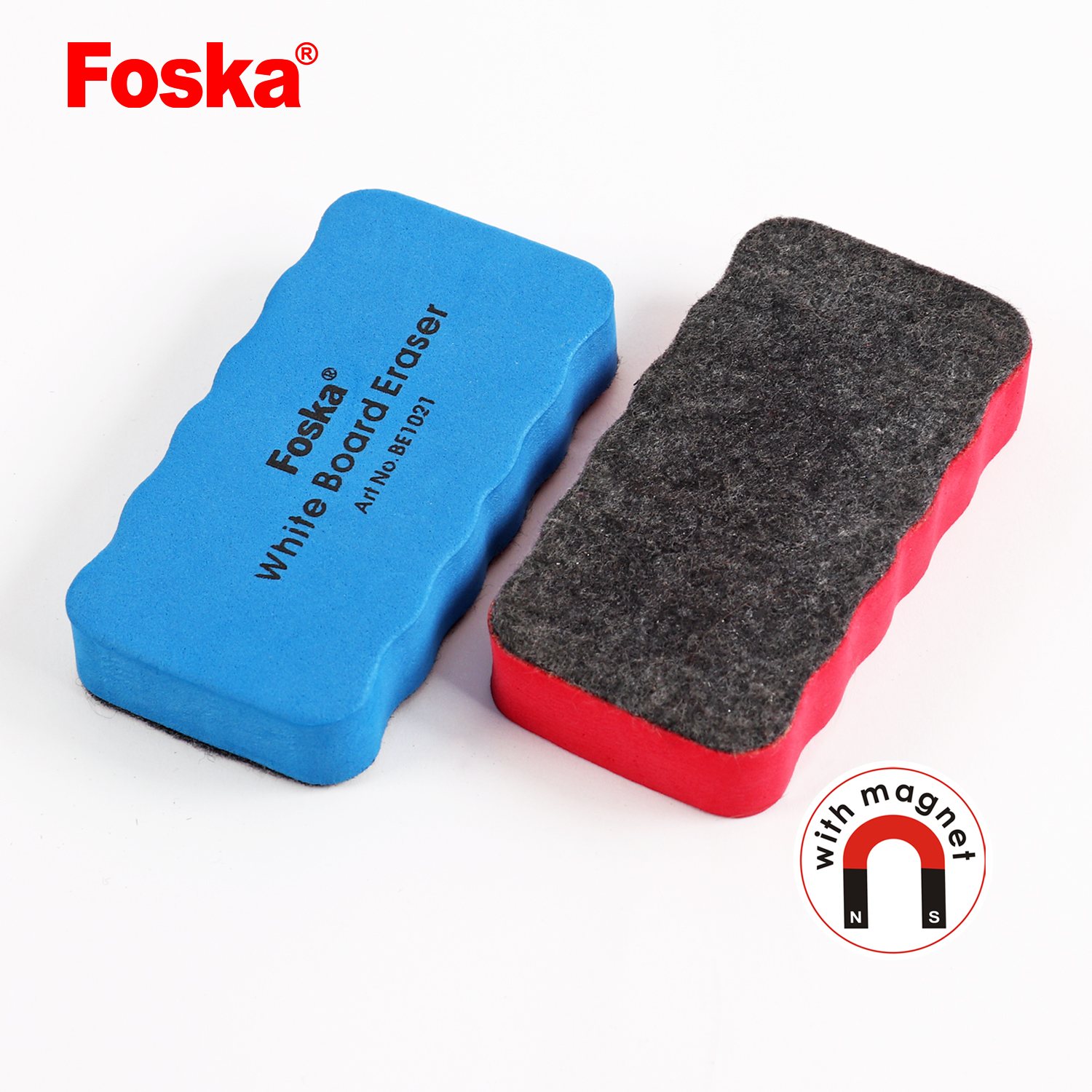Foska EVA школьный сухой стираемый Магнитный волоконный ластик для белой доски