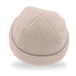 Chapeau de sauna en laine douce de qualité supérieure blanc pour femmes et hommes, logo personnalisé, écologique, pour les soins capillaires - Product Image 1