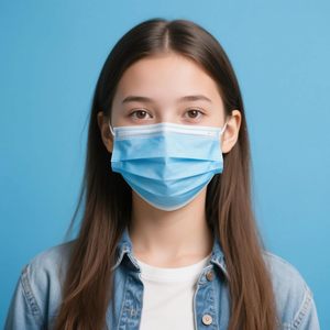 Bán tốt nhất dùng một lần bảo vệ mặt nạ nhà máy nóng bán <span class=keywords><strong>3ply</strong></span> mặt phẳng mặt nạ với Vòng tai - Product Image 3