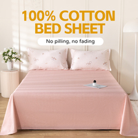 Parure de draps en coton 100 % personnalisée en gros – Draps-housses et draps plats super doux pour lits Queen et King Size