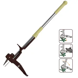 4 когти Winslow & Ross, садовые инструменты для прополки, длинная ручка для удаления сорняков, съемник со стойкой для прополки