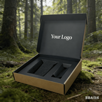 Boîtes en papier kraft personnalisées avec insert, carton d'expédition ondulé, boîte d'expédition pour cosmétiques, boîte postale, emballage en carton recyclable